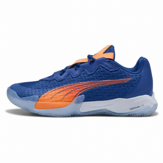 Zapatillas Puma Momo Gonzalez Nova Elite Azul Naranja
