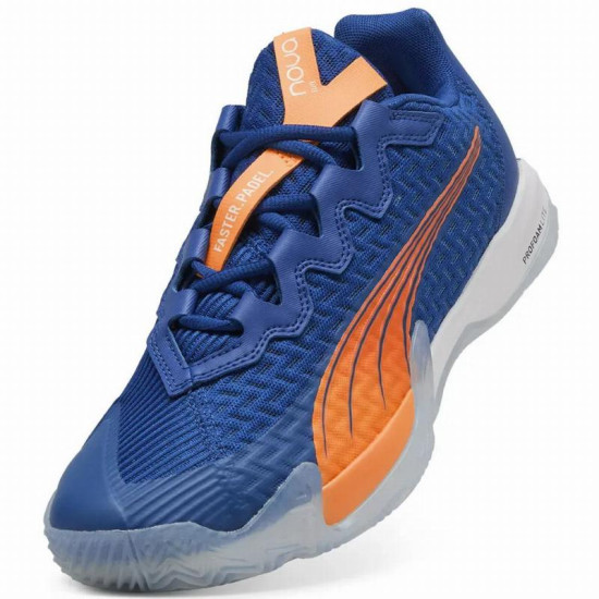Zapatillas Puma Momo Gonzalez Nova Elite Azul Naranja