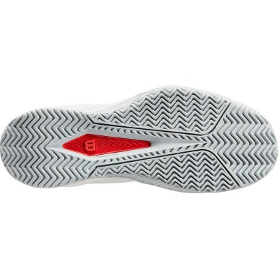 Zapatillas Wilson Rush Pro Lite Blanco Azul Perla Rojo Mujer