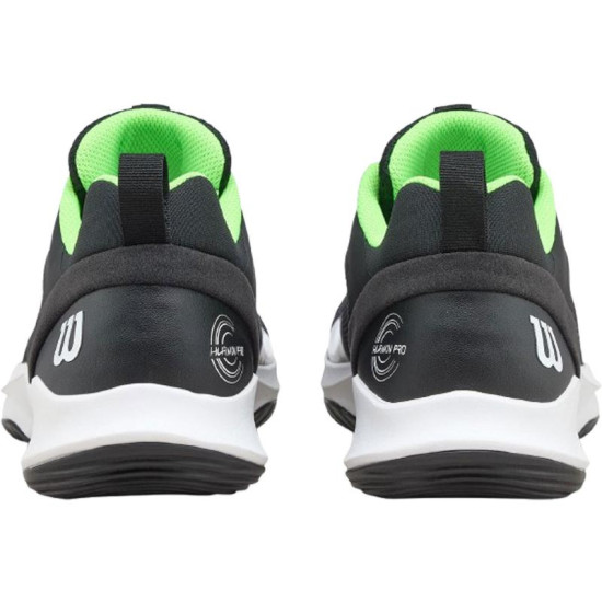 Zapatillas Wilson Hurakn Pro V2 Negro Blanco Verde