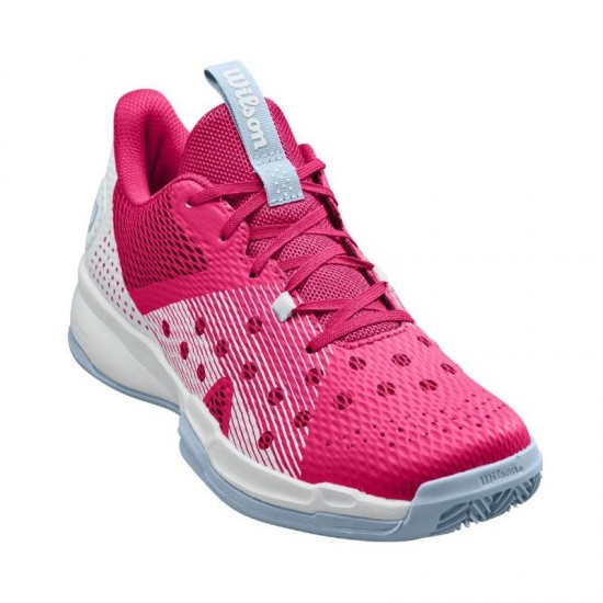 Zapatillas Wilson Hurakn Team Rosa Blanco Mujer