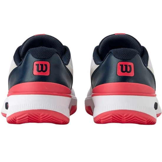 Zapatillas Wilson Intrigue Pro Clay Blanco Azul Marino Mujer