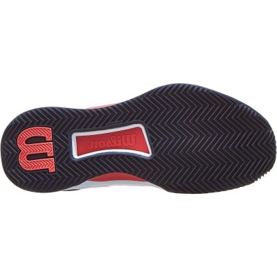Zapatillas Wilson Intrigue Tour Clay Blanco Azul Marino Mujer