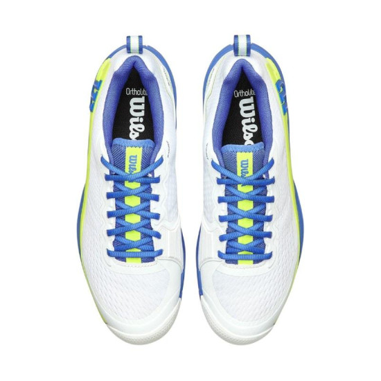 Zapatillas Wilson Rush Pro 4.5 Blanco Azul Amparo