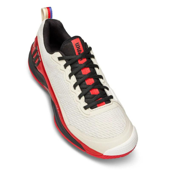 Zapatillas Wilson Rush Pro 4.5 Tofu Rojo