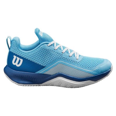 Zapatillas Wilson Rush Pro Lite Azul Royal Cielo Blanco Mujer